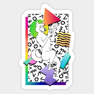 peace, love, paws and pride Sticker